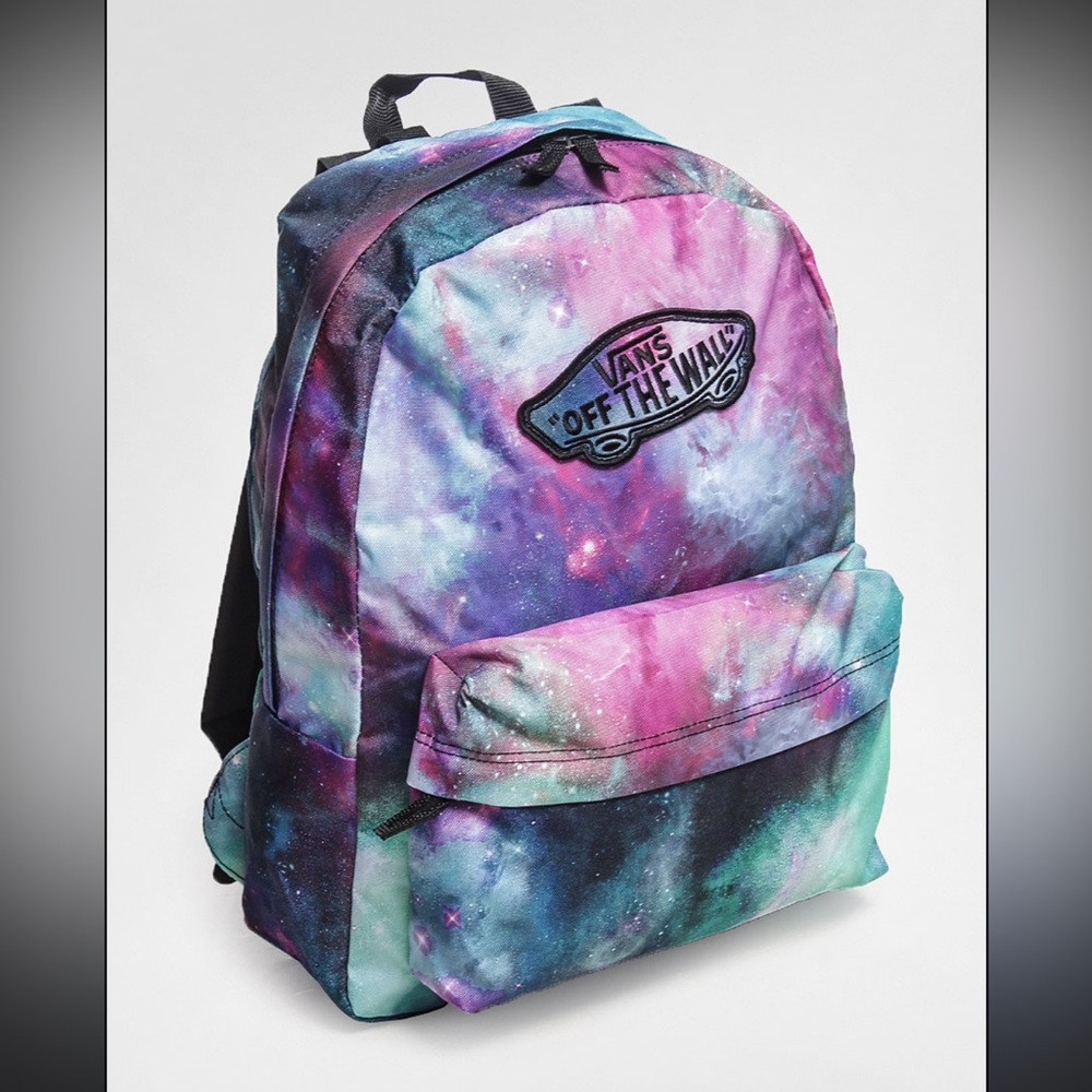 Vans Tie-Dye Galaxy Backpack - Pink Teal Purple Galaxy Nebula